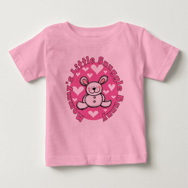 Mamma Little Snuggle Bunny Tee Shirt (Framsida)