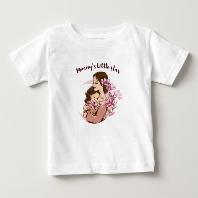 Mamma Little Star T Shirt (Framsida)