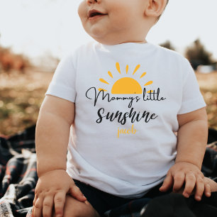 Mamma Little Sunshine Anpassningsbar Funny Gift Ne T Shirt