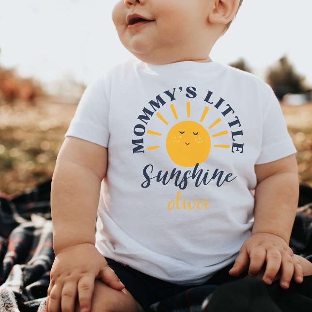 Mamma Little Sunshine Anpassningsbar Funny Gift Ne T Shirt (Skapare uppladdad)