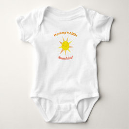 Mamma Little Sunshine Nyfödd bebis Gift T Shirt