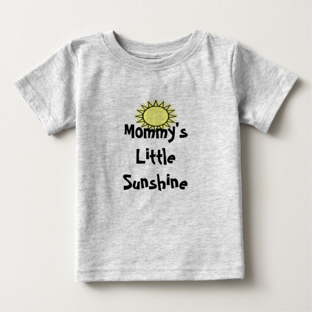 Mamma Little Sunshine T-Shirt (Framsida)