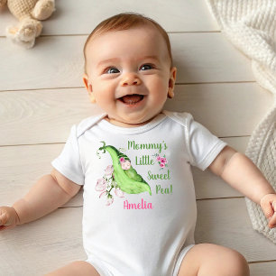 Mamma Little Sweet Pea Baby T-Shirt eller Creeper