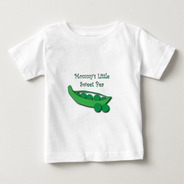 Mamma Little Sweet Pea Småbarn T-shirt (Framsida)