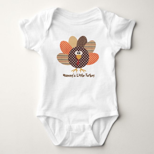 Mamma Little Turkiet Baby Shirt Tee (Framsida)