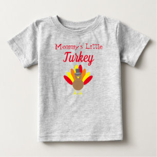 Mamma Little Turkiet Baby T-Shirt