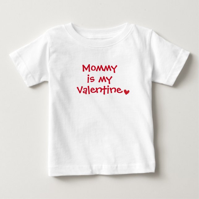 Mamma Little Valentine Shirt T Shirt (Framsida)