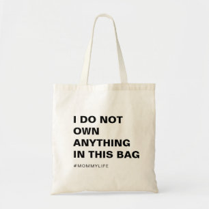 Mamma Liv Roligt Slogan Modern Minimalistisk Desig Tygkasse