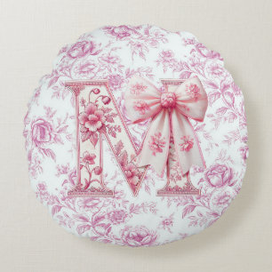 Mamma Ljusare rosa Chinoiserie Rund Kudde