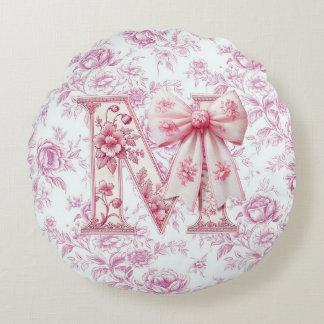 Mamma Ljusare rosa Chinoiserie Rund Kudde
