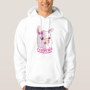 Mamma Llama-citat Hoodie