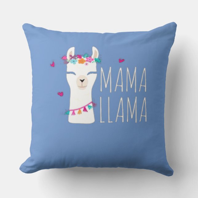 Mamma Llama Kudde (Framsida)