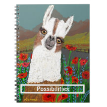 Mamma Llama på födelsedagen i Poppy Fält Spiral