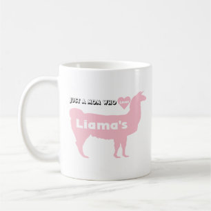 Mamma Llama rosa mamma kärlek parlamentariska Kaffemugg