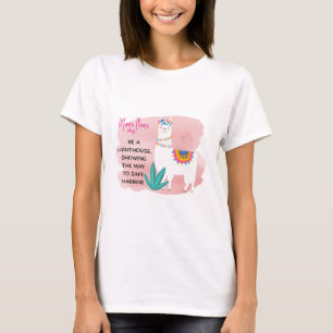 Mamma Llama säger sig vara ett fyr som visar vägen T Shirt