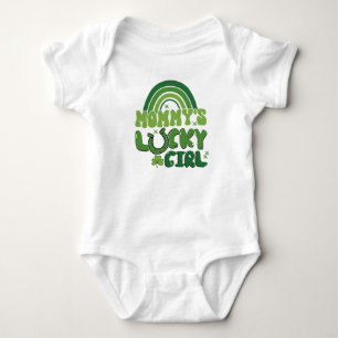Mamma Lucky Irish Girl Småbarn Kids T Shirt