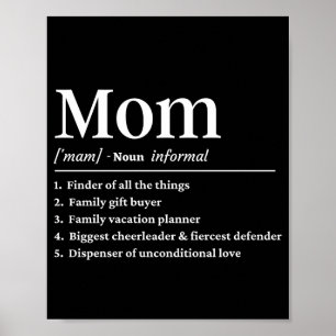 Mamma lustig definition poster