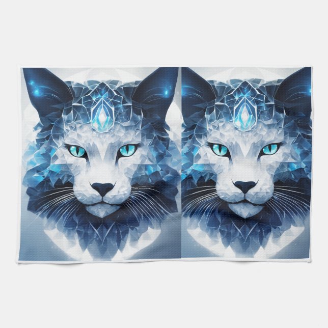 Mamma Luxury Cat Template Kitchen Towers Kökshandduk (Horisontell)