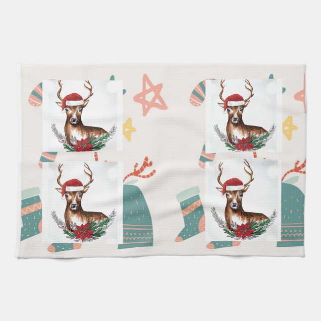 Mamma Luxury Hjort Template Kitchen Towel Kökshandduk (Horisontell)