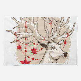 Mamma Luxury Hjort Template Kitchen Towel Kökshandduk