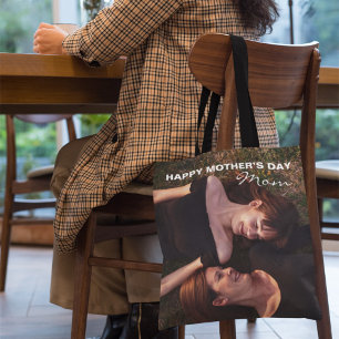 Mamma-Lycklig Mor dag Mitt bästa vänner foto Tygkasse