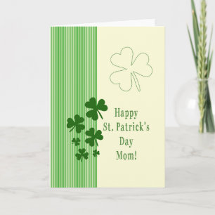 Mamma Lycklig St. Patrick's Day Kort