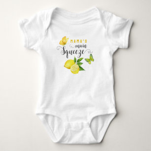 Mamma Main Squeeze Cute Lemon Butterfly T Shirt