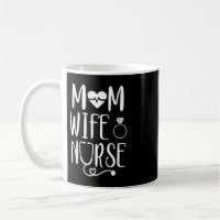 Mamma Maka Nurse Shirt med hand plockade-typsnitt 