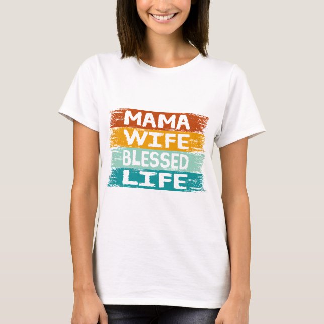 Mamma Maka, välsignat liv T Shirt (Framsida)