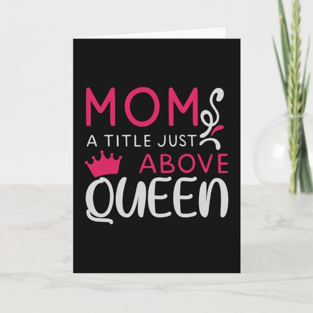 Mamma - Mamma A Title precis ovanför Queen Kort (Framsida)
