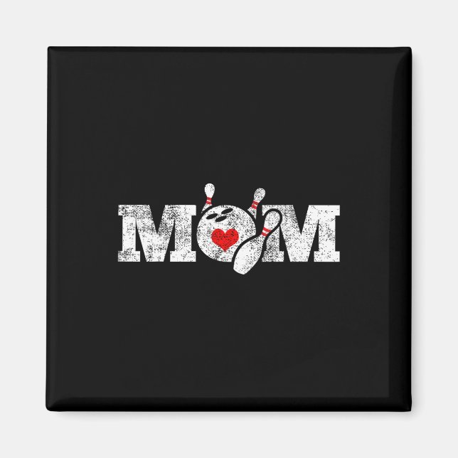 Mamma Mamma Bowling Sports Magnet (Framsidan)