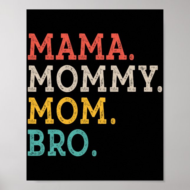 Mamma Mamma Bro - Mors dag Poster (Framsidan)