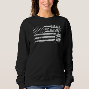 Mamma Mamma Bruh American Flagga Mors dag T Shirt