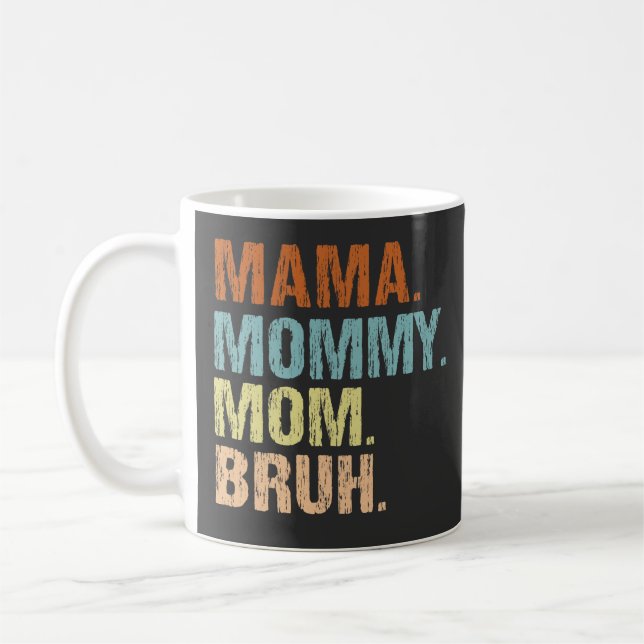Mamma Mamma Bruh Boy Mamma Mors dag Kaffemugg (Vänster)