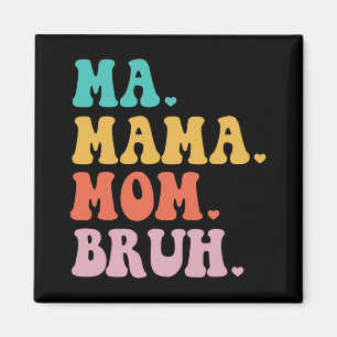 Mamma Mamma Bruh Heart Morsa Life Boys Roligt Mors Magnet