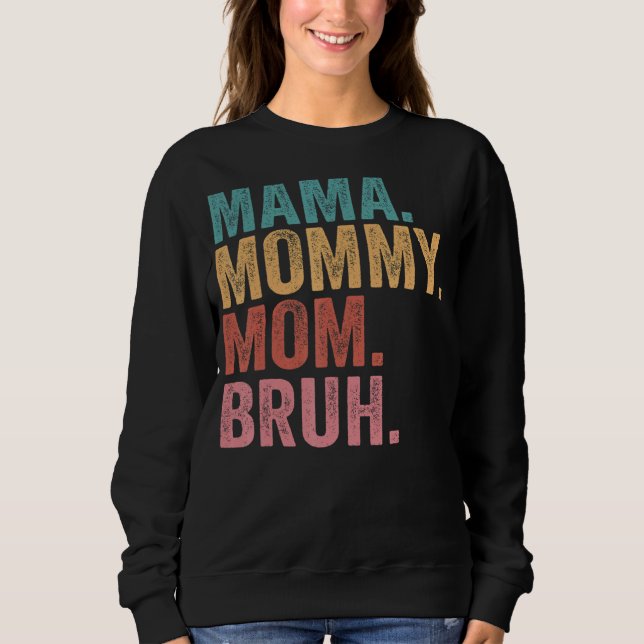 Mamma Mamma Bruh Light Autism Awareness Mammor T Shirt (Framsida)