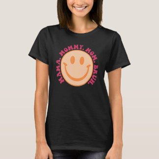 Mamma Mamma Bruh Mamma Smile Ansikte 3 T Shirt