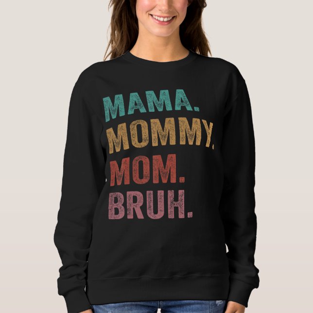 Mamma Mamma Bruh Mors dag 2022 Retro T Shirt (Framsida)
