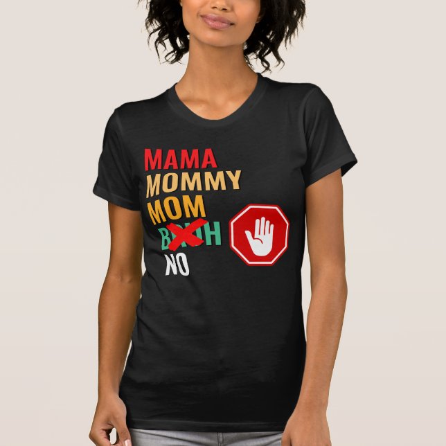 Mamma Mamma Bruh Respekt T Shirt (Framsida)
