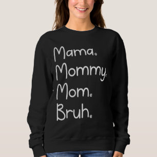 Mamma Mamma Bruh Retro Mamma och Me Boy Mamma Li T Shirt