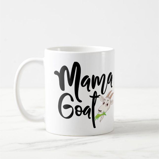 Mamma (MAMMA) Getter Cute Goat Kaffemugg (Vänster)