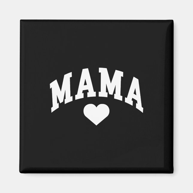 Mamma Mamma Heart Mors dag Magnet (Framsidan)