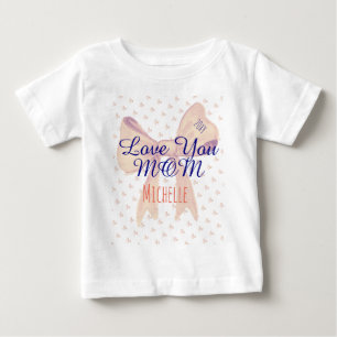 Mamma Mamma Kärlek Du Söt Stilren Modern Mors Dag T Shirt