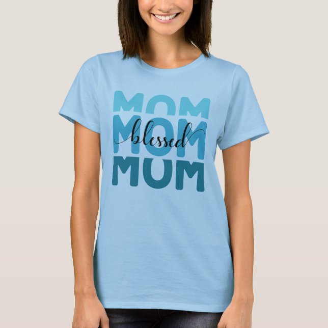 Mamma Mamma Mamma Blank T Shirt (Framsida)