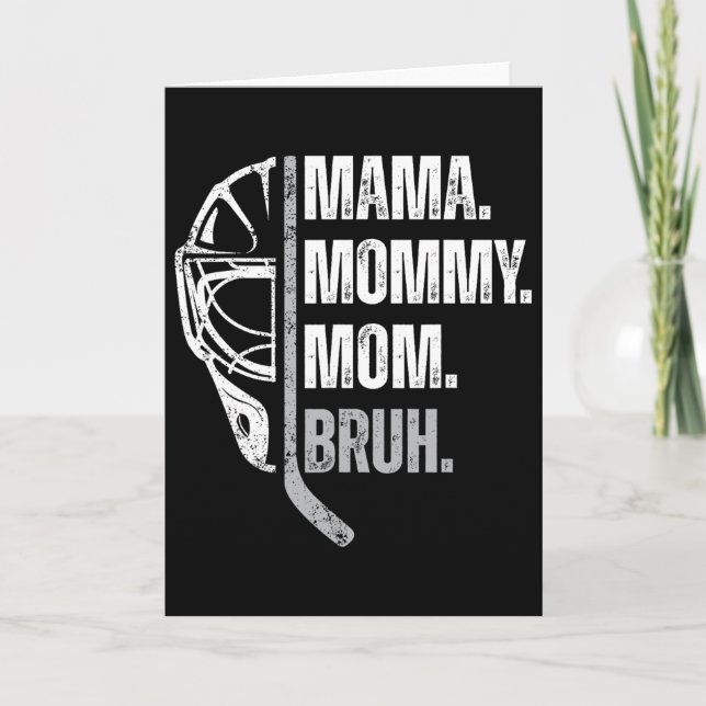 Mamma Mamma Mamma Bruh Damhockey Mors dag Kort (Framsida)