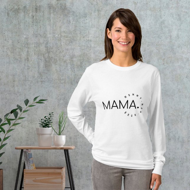 Mamma Mamma Mamma Bruh T Shirt (Cute Mama Mommy Mom Bruh Funny Mom Shirt makes a great gift!)