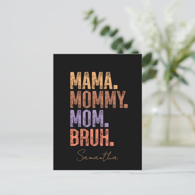 Mamma. Mamma. Mamma. Bruh Vykort (Stående Fram)