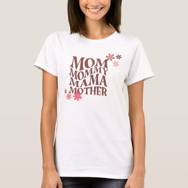 Mamma-mamma-mamma-mor T Shirt (Framsida)