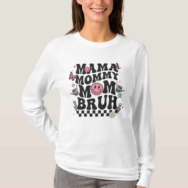 Mamma Mamma Meme Funny retro Mamma Meme T Shirt (Framsida)