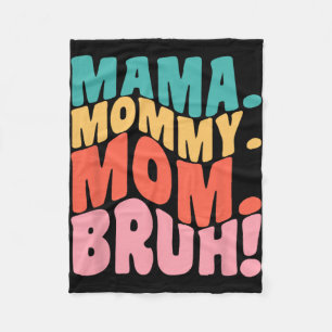 Mamma Mamma Mom Bruh Coolt Mors Dag 1 Fleecefilt